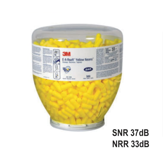 3M 391-1004 E-A-Rsoft Yellow Neons One Touch Refill