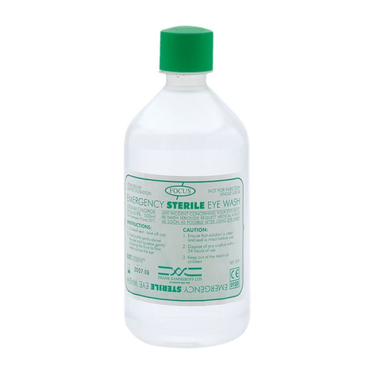 Focus Emergency Sterile Eyewash 250ml Safety Supply